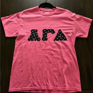 Embroidered Alpha Gamma Delta T-Shirt | AGD | ΑΓΔ